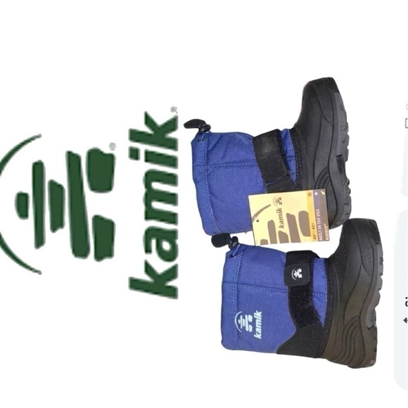 Kid's Kamik Navy Rocket WINTER SNOW Boots Comfort Rated -40°F Size 6M - Picture 6 of 14
